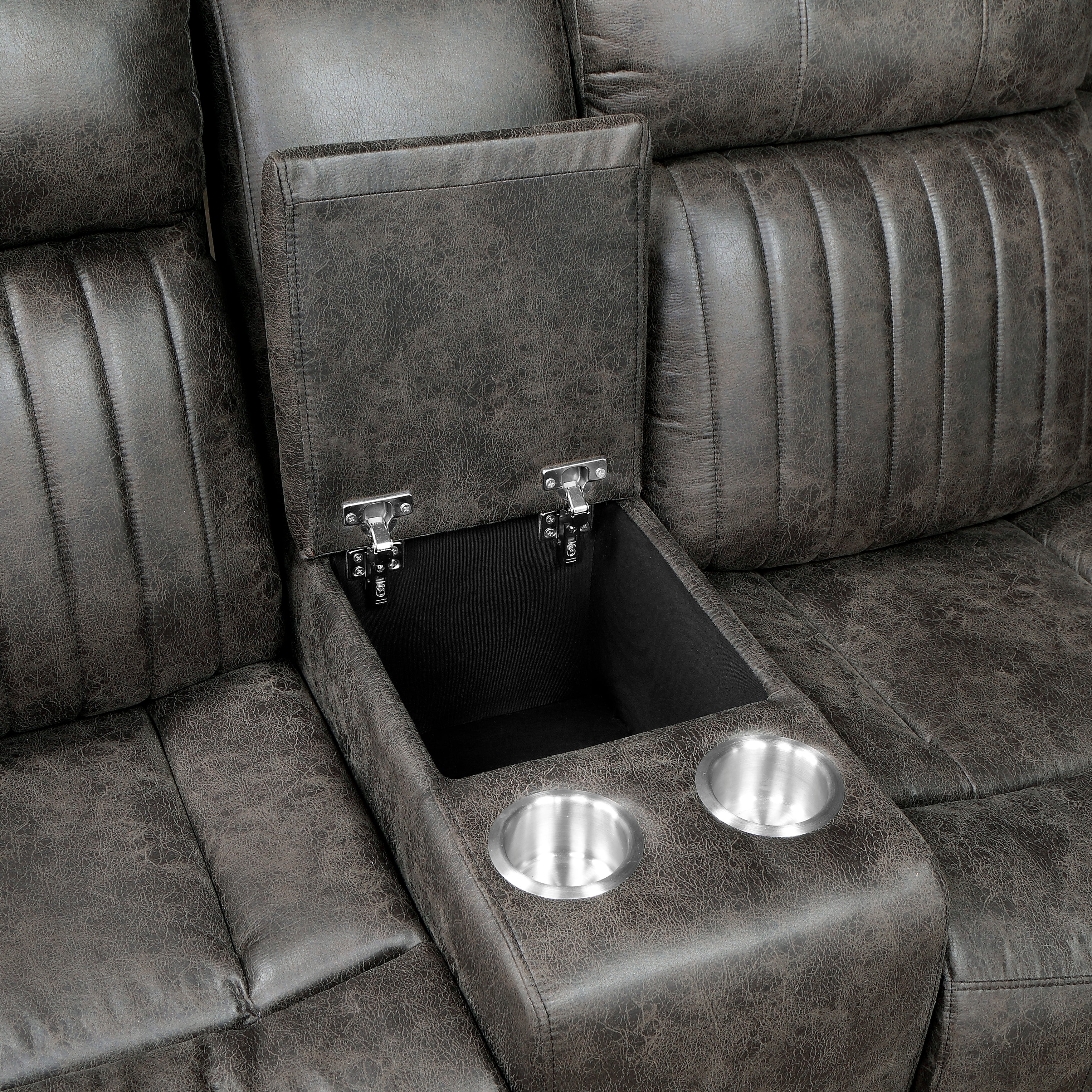 9479BRG*SC (3)3-Piece Reclining Sectional with Left Console - 9479BRG*SC - Bien Home Furniture &amp; Electronics