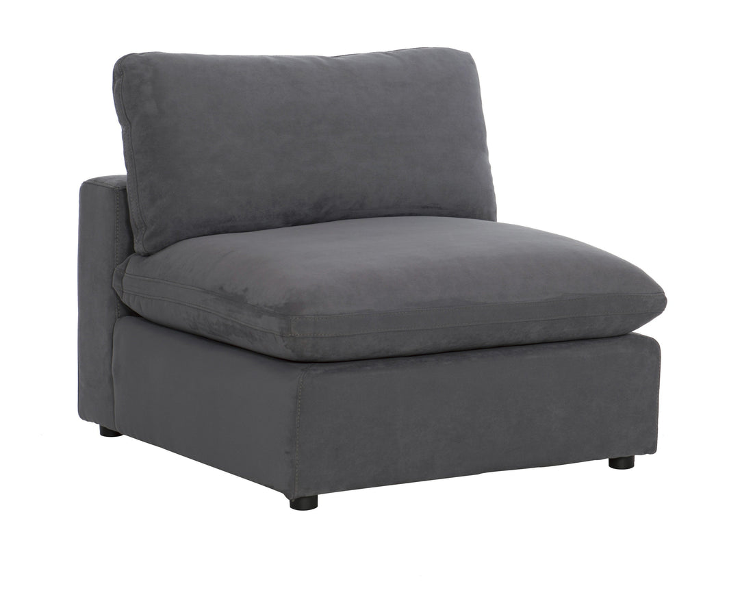 9546GY-AC Armless Chair - 9546GY-AC - Bien Home Furniture &amp; Electronics