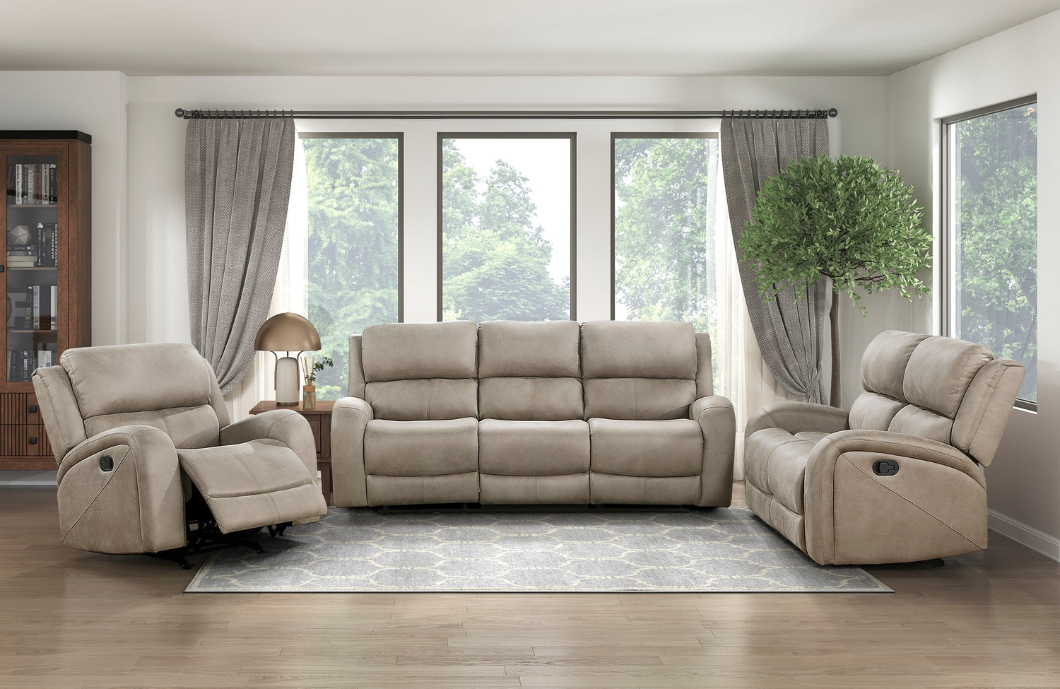 9601BR-2 Double Reclining Love Seat - 9601BR-2 - Bien Home Furniture &amp; Electronics