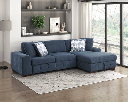 9624BU*22LRC (2)2-Piece Sectional with Right Chaise - 9624BU*22LRC - Bien Home Furniture &amp; Electronics