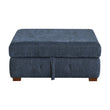 9624BU-4 STORAGE OTTOMAN - 9624BU-4 - Bien Home Furniture & Electronics