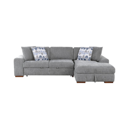 9624GY*22LRC (2)2-Piece Sectional with Right Chaise - 9624GY*22LRC - Bien Home Furniture &amp; Electronics