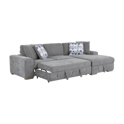 9624GY*22LRC (2)2-Piece Sectional with Right Chaise - 9624GY*22LRC - Bien Home Furniture &amp; Electronics