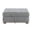 9624GY-4 Storage Ottoman - 9624GY-4 - Bien Home Furniture & Electronics