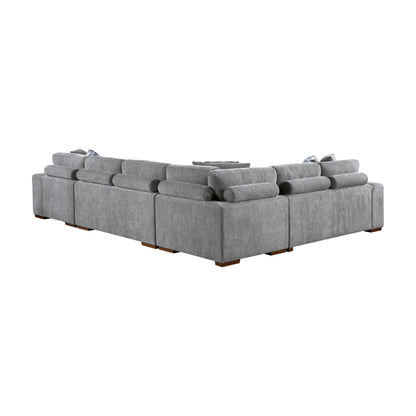 9624GY*42LRC (4)4-Piece Sectional with Right Chaise - 9624GY*42LRC - Bien Home Furniture &amp; Electronics