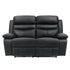 9628BLK-2PW Power Double Reclining Love Seat - 9628BLK-2PW - Bien Home Furniture & Electronics