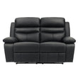 9628BLK-2PW Power Double Reclining Love Seat - 9628BLK-2PW - Bien Home Furniture & Electronics