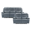 9628BUE*2PW 2pc Set: Sofa, Love (Power) - 9628BUE*2PW - Bien Home Furniture & Electronics