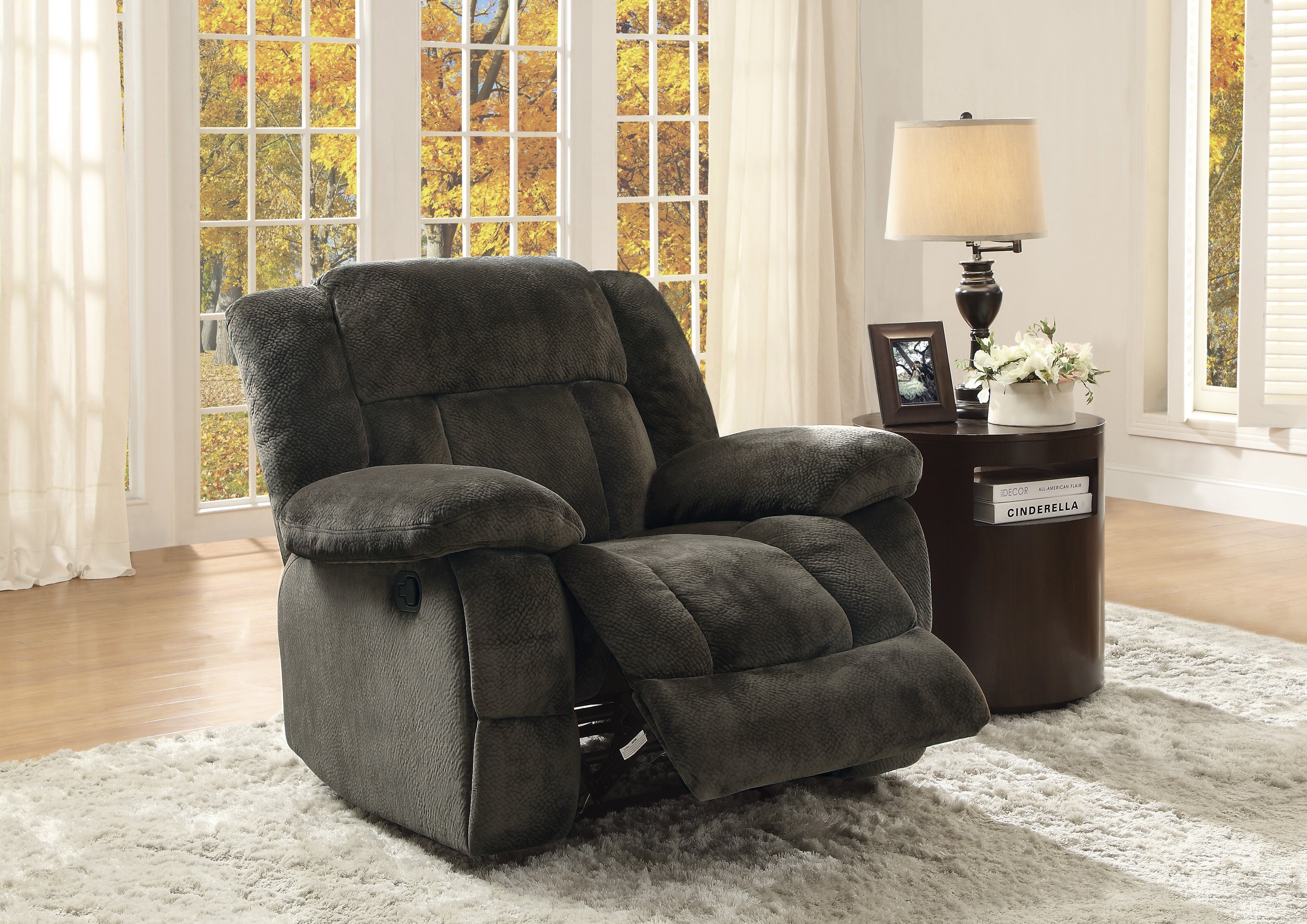 9636-1 Glider Reclining Chair - 9636-1 - Bien Home Furniture &amp; Electronics