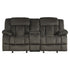 9636-2 Double Glider Reclining Loveseat with Center Console - 9636-2 - Bien Home Furniture & Electronics