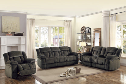 9636-3 Double Reclining Sofa - 9636-3 - Bien Home Furniture &amp; Electronics