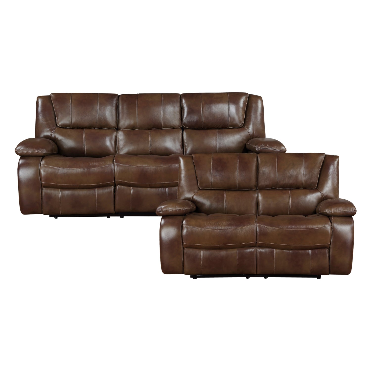 9639BR*2 2pc Set: Sofa, Love - 9639BR*2 - Bien Home Furniture &amp; Electronics