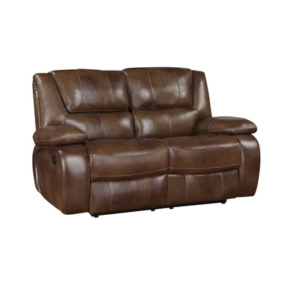 9639BR-2 Double Reclining Love Seat - 9639BR-2 - Bien Home Furniture &amp; Electronics