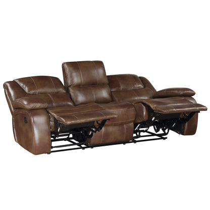 9639BR-3 Double Reclining Sofa - 9639BR-3 - Bien Home Furniture &amp; Electronics