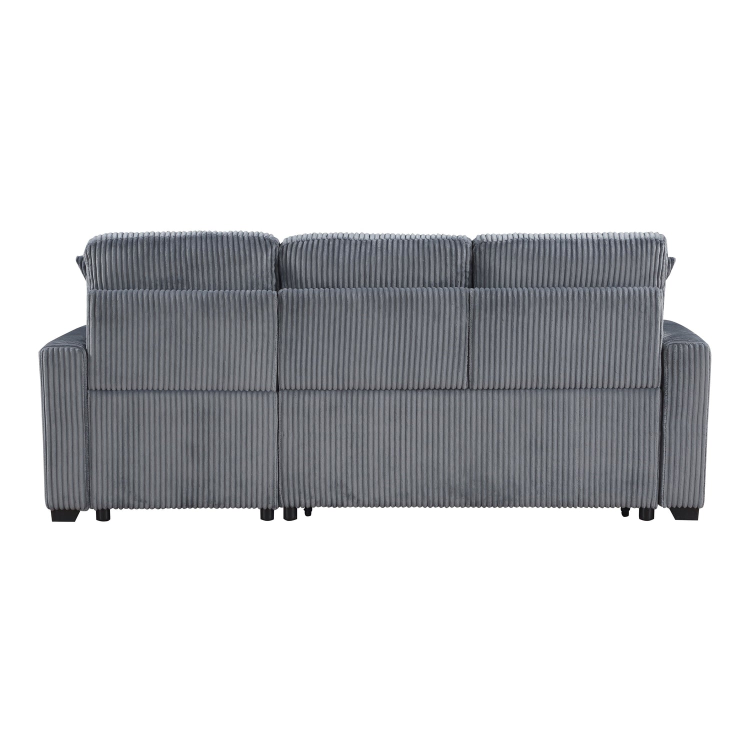 9649DG*SC (3)3-Piece Reversible Sectional with Pull-out Bed and Hidden Storage - 9649DG*SC - Bien Home Furniture &amp; Electronics