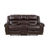 9668NBR-2 Double Glider Reclining Loveseat with Center Console - 9668NBR-2 - Bien Home Furniture & Electronics
