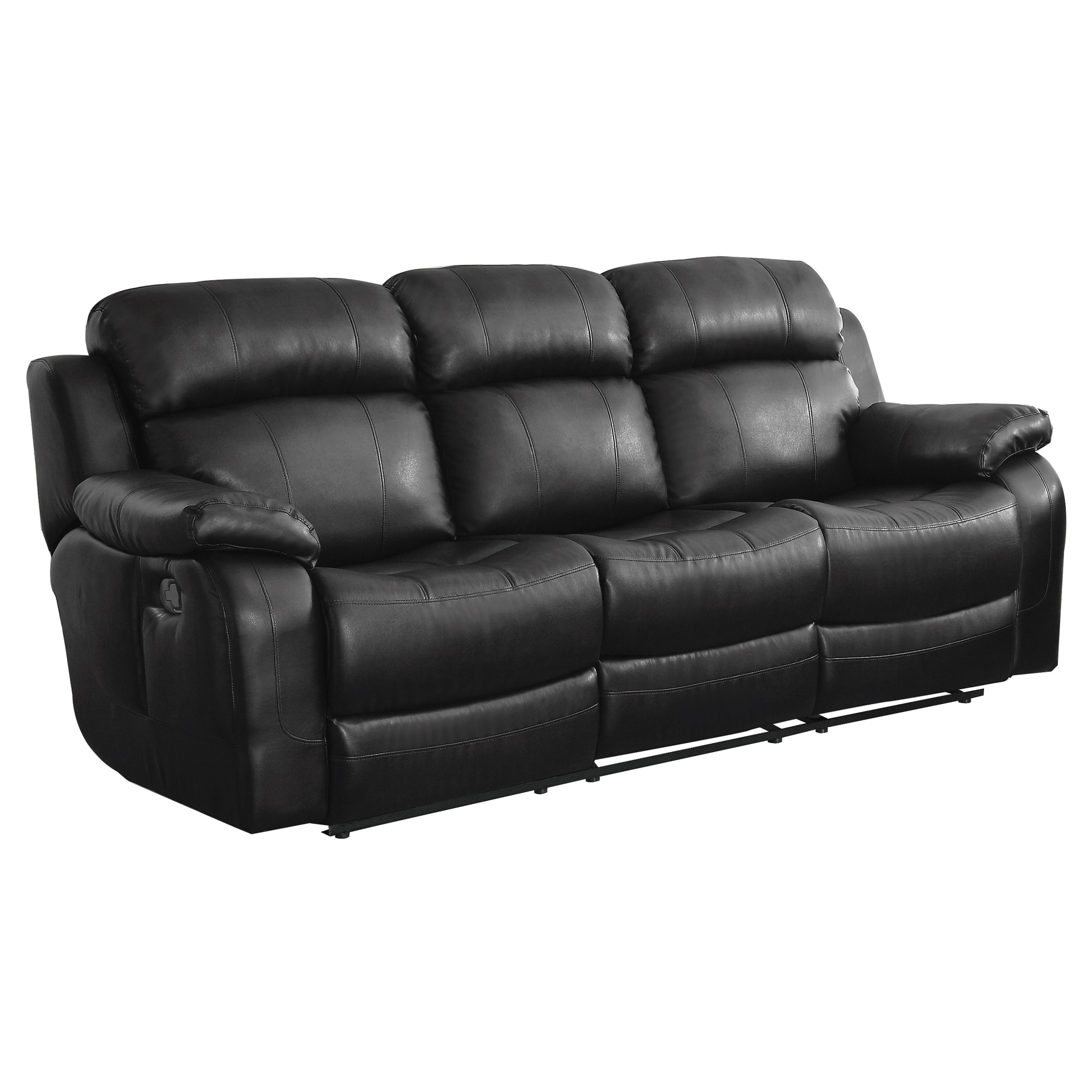 9724BLK*2 2pc Set: Sofa, Love - 9724BLK*2 - Bien Home Furniture &amp; Electronics