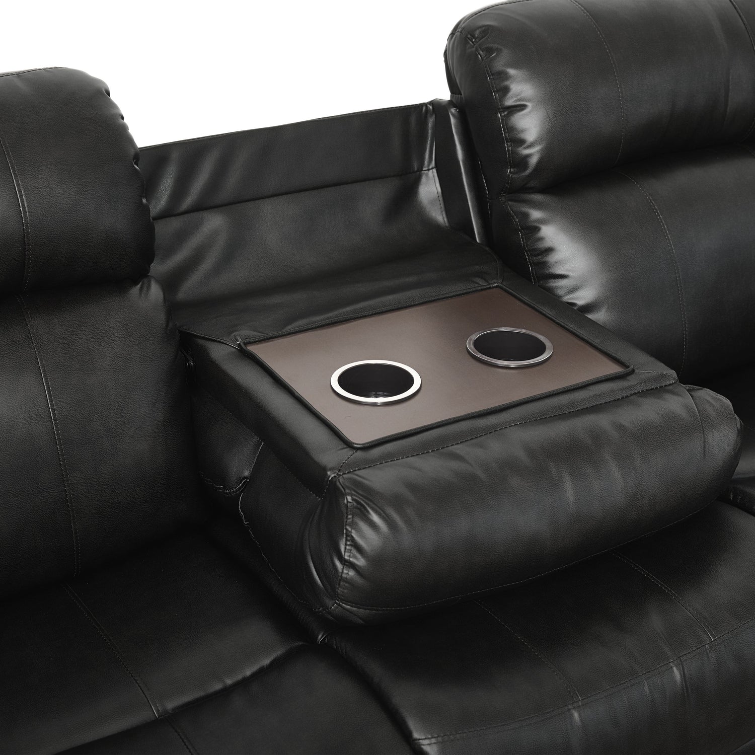9724BLK*2 2pc Set: Sofa, Love - 9724BLK*2 - Bien Home Furniture &amp; Electronics