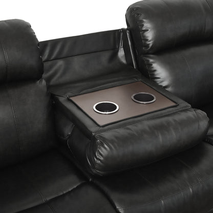 9724BLK*2 2pc Set: Sofa, Love - 9724BLK*2 - Bien Home Furniture &amp; Electronics