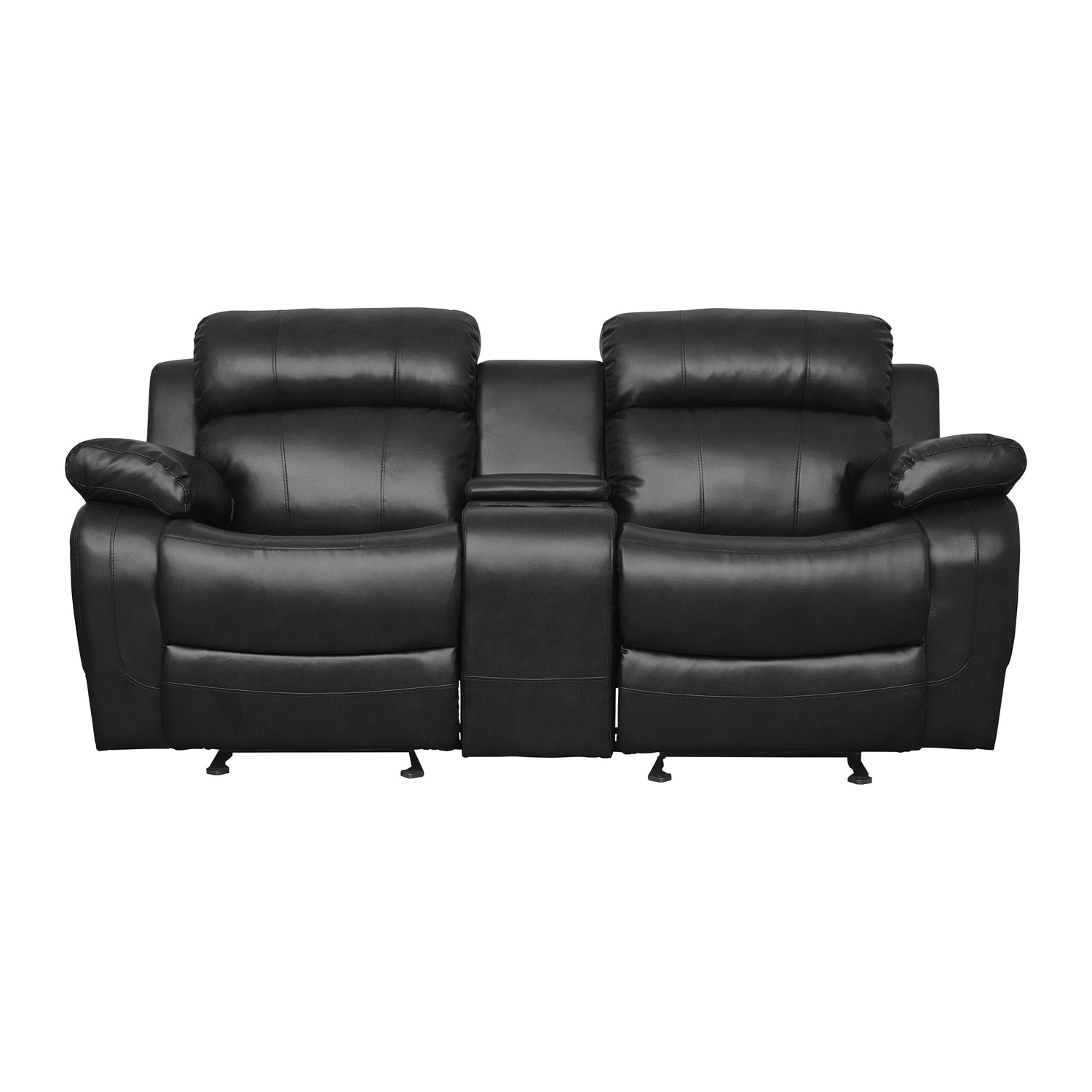9724BLK*2 2pc Set: Sofa, Love - 9724BLK*2 - Bien Home Furniture &amp; Electronics