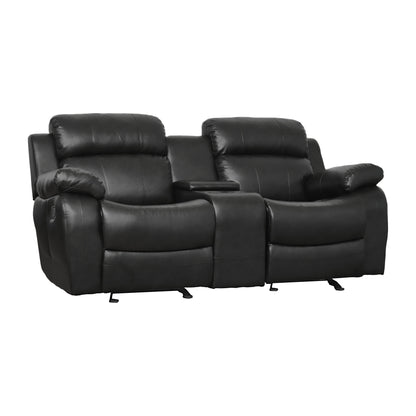 9724BLK*2 2pc Set: Sofa, Love - 9724BLK*2 - Bien Home Furniture &amp; Electronics