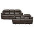 9724BRW*2 2pc Set: Sofa, Love - 9724BRW*2 - Bien Home Furniture & Electronics