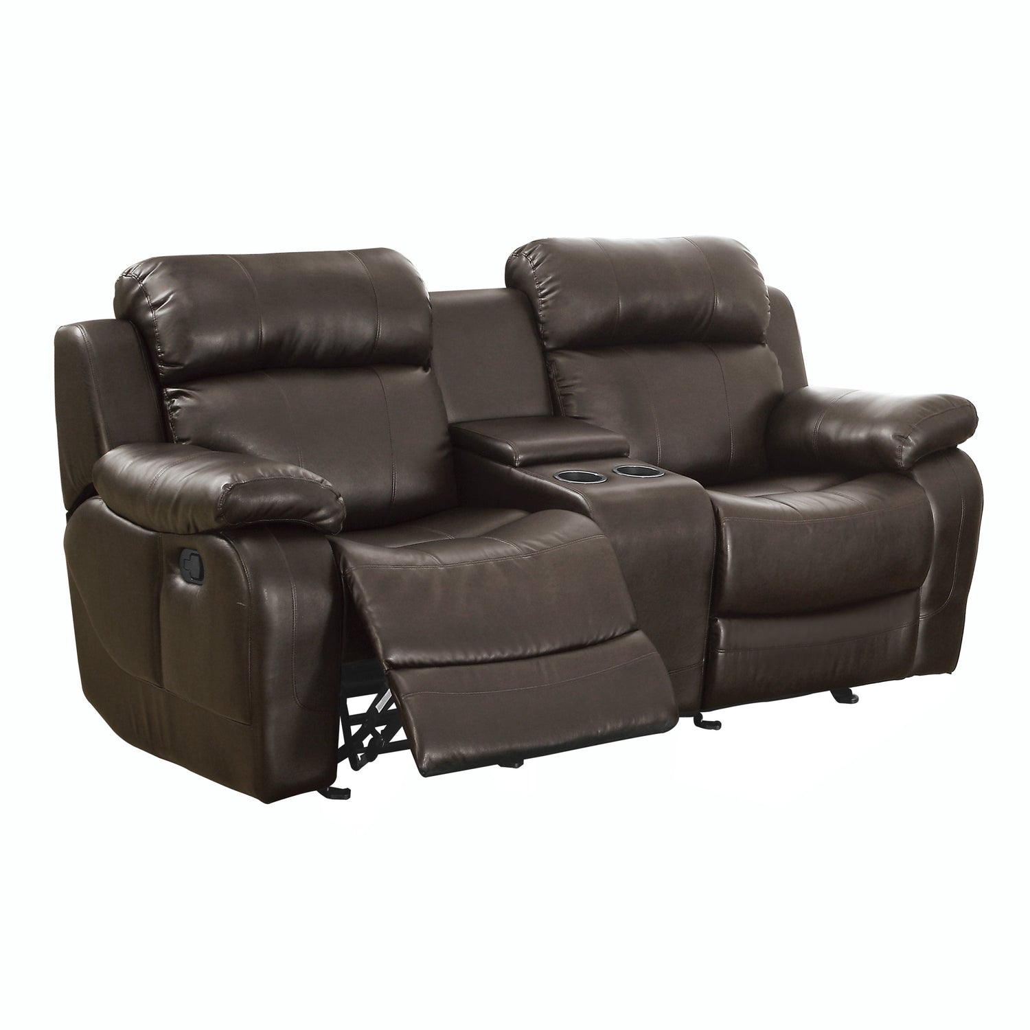 9724BRW*2 2pc Set: Sofa, Love - 9724BRW*2 - Bien Home Furniture &amp; Electronics