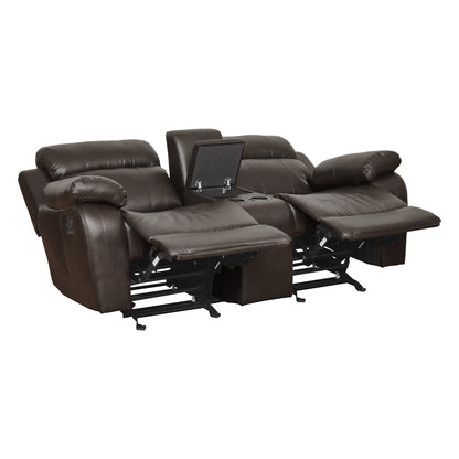 9724BRW*2 2pc Set: Sofa, Love - 9724BRW*2 - Bien Home Furniture &amp; Electronics