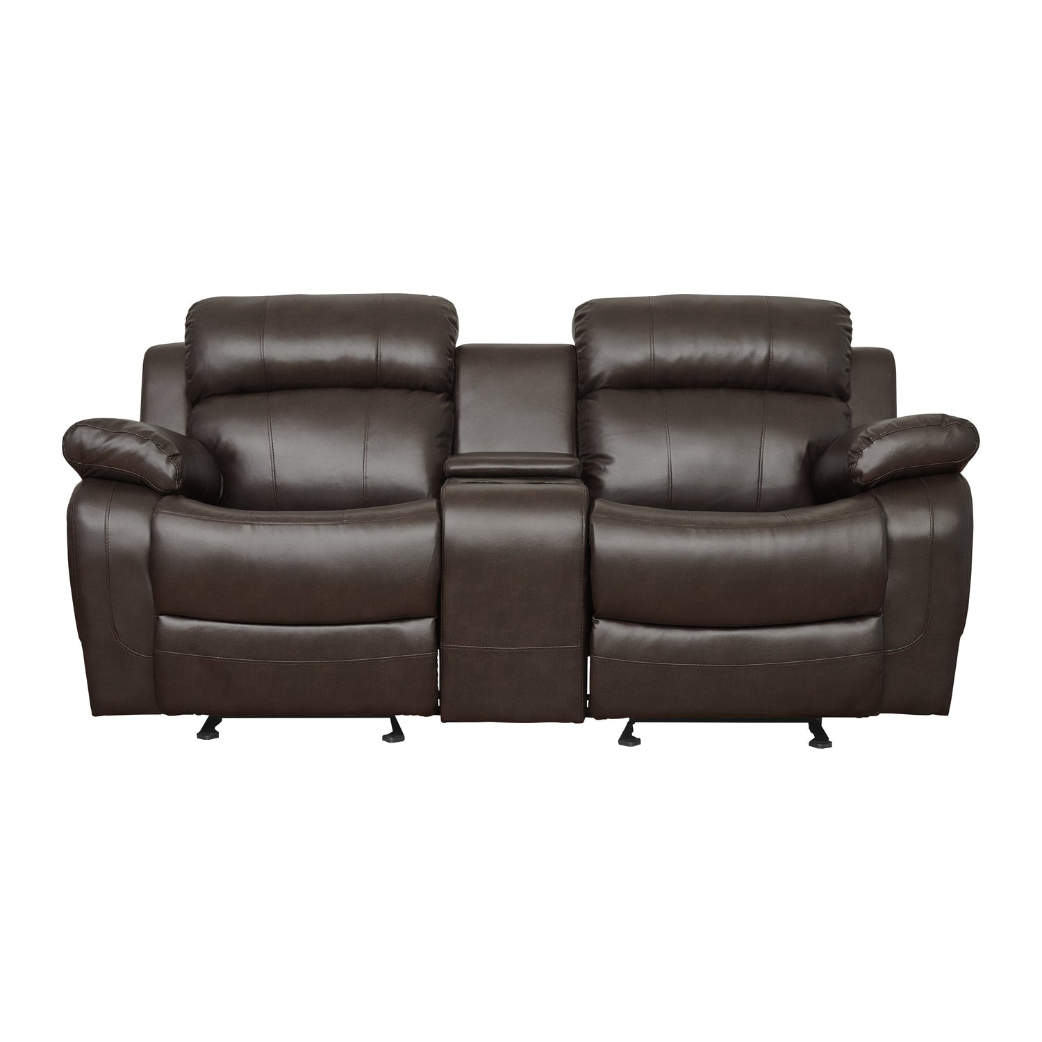 9724BRW*2 2pc Set: Sofa, Love - 9724BRW*2 - Bien Home Furniture &amp; Electronics