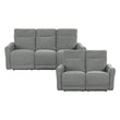 9804DV*2PWH 2pc Set: Sofa, Love (Power) - 9804DV*2PWH - Bien Home Furniture & Electronics