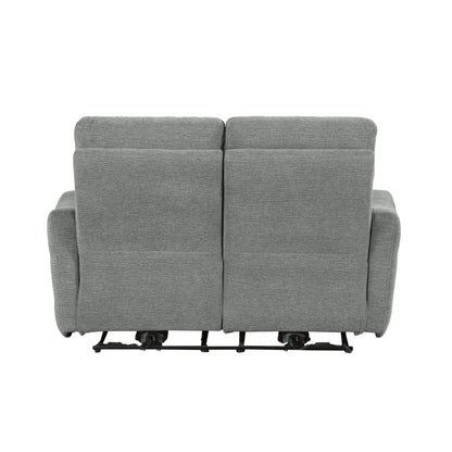 9804DV-2PWH Power Double Lay Flat Reclining Loveseat with Power Headrests and USB Ports - 9804DV-2PWH - Bien Home Furniture &amp; Electronics