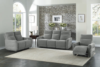 9804DV-2PWH Power Double Lay Flat Reclining Loveseat with Power Headrests and USB Ports - 9804DV-2PWH - Bien Home Furniture &amp; Electronics