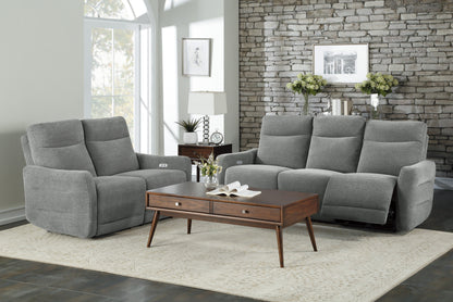 9804DV-2PWH Power Double Lay Flat Reclining Loveseat with Power Headrests and USB Ports - 9804DV-2PWH - Bien Home Furniture &amp; Electronics