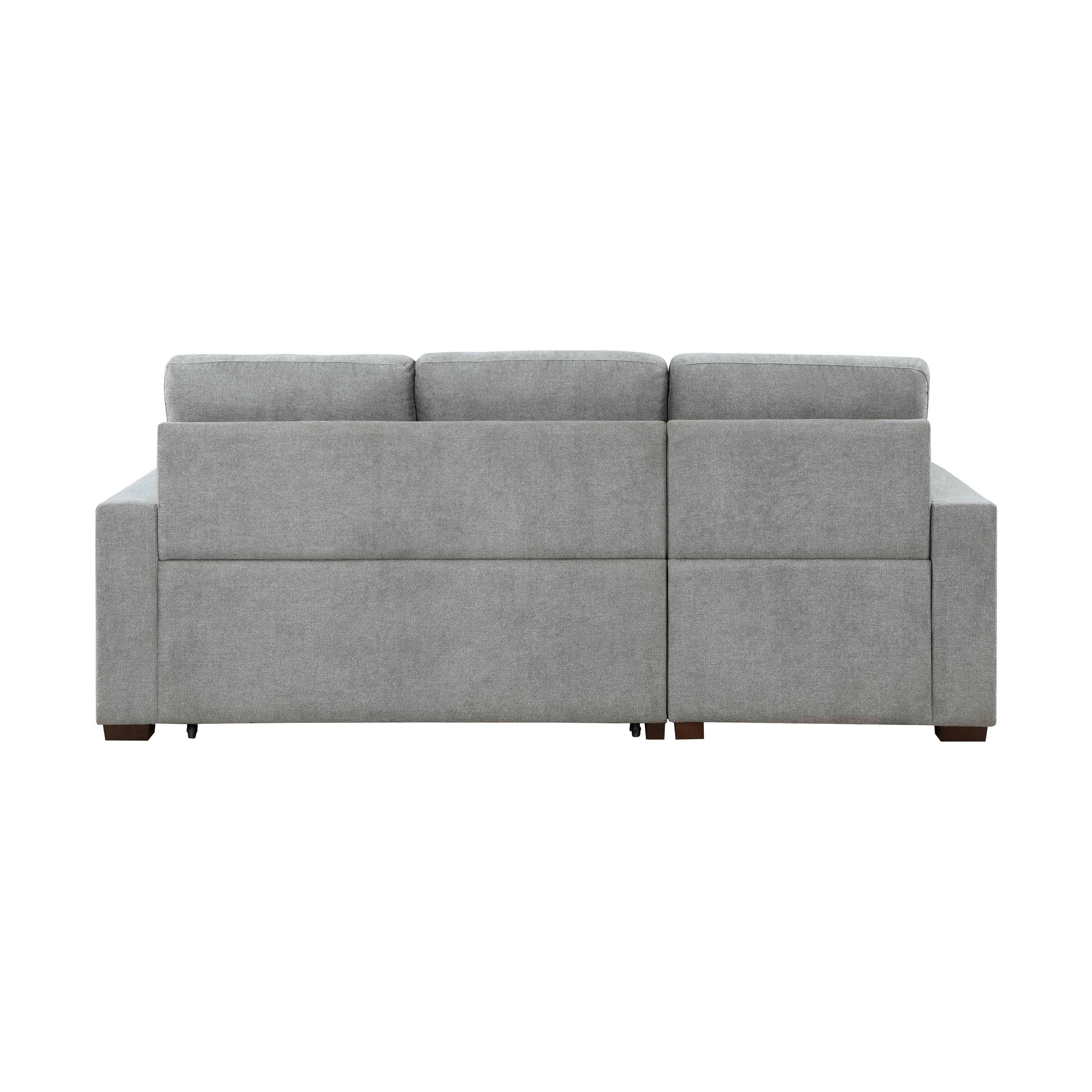 9816GY*2LCRL (2)2-Piece Sectional with Left Chaise, Pull-out Bed and Hidden Storage - 9816GY*2LCRL - Bien Home Furniture &amp; Electronics