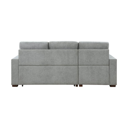 9816GY*2LCRL (2)2-Piece Sectional with Left Chaise, Pull-out Bed and Hidden Storage - 9816GY*2LCRL - Bien Home Furniture &amp; Electronics