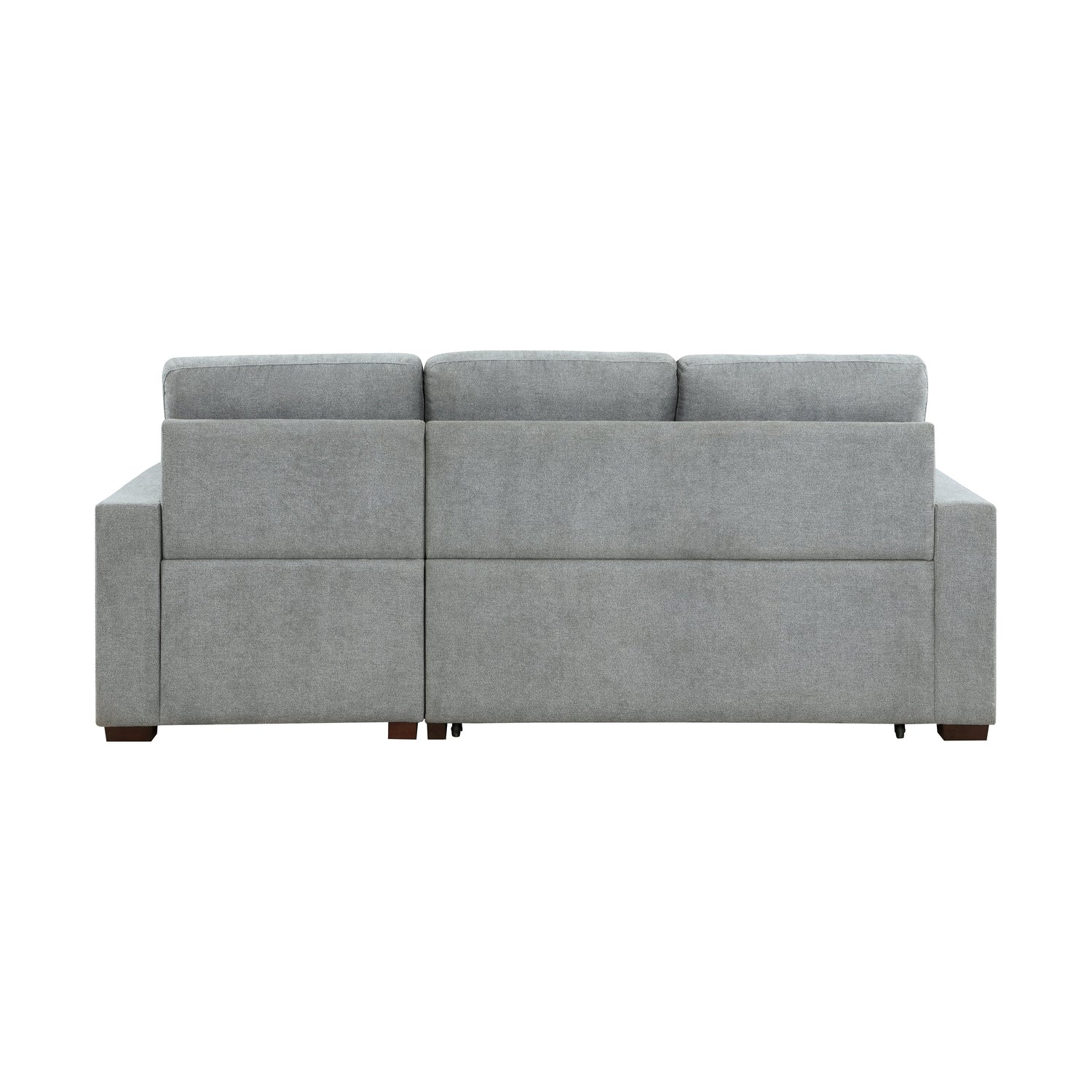 9816GY*SC (2)2-Piece Sectional with Pull-out Bed and Right Chaise with Hidden Storage - 9816GY*SC - Bien Home Furniture &amp; Electronics