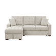 9816SN*2LCRL (2)2-Piece Sectional with Left Chaise, Pull-out Bed and Hidden Storage - 9816SN*2LCRL - Bien Home Furniture & Electronics