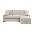 9816SN*2LLRC (2)2-Piece Sectional with Right Chaise, Pull-out Bed and Hidden Storage - 9816SN*2LLRC - Bien Home Furniture & Electronics