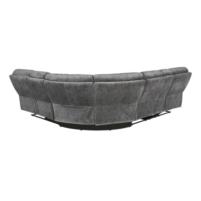 9913*32LCN2R (3)3-Piece Reclining Sectional with Left Console - 9913*32LCN2R - Bien Home Furniture &amp; Electronics