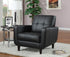 Aaron Black Padded Seat Accent Chair - 900204 - Bien Home Furniture & Electronics
