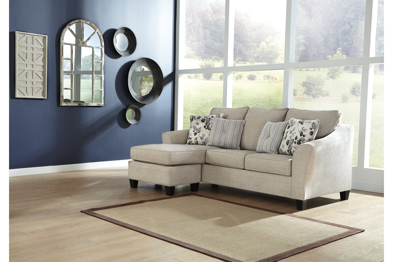 Abney Driftwood Sofa Chaise Sleeper - 4970168 - Bien Home Furniture &amp; Electronics