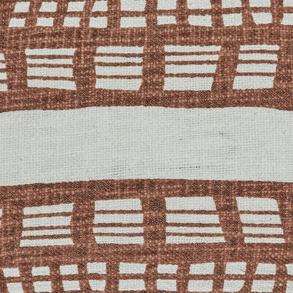 Ackford White/Rust Pillow - A1001039P - Bien Home Furniture &amp; Electronics