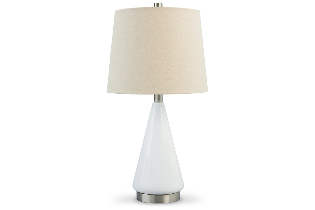 Ackson White/Silver Finish Table Lamp, Set of 2 - L177954 - Bien Home Furniture &amp; Electronics