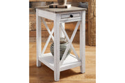 Adalane White/Gray Accent Table - A4000374 - Bien Home Furniture & Electronics