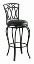 Adamsville Black Upholstered Swivel Bar Stool - 122060 - Bien Home Furniture & Electronics