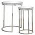 Addison 2-Piece Round Nesting Table Silver - 930227 - Bien Home Furniture & Electronics