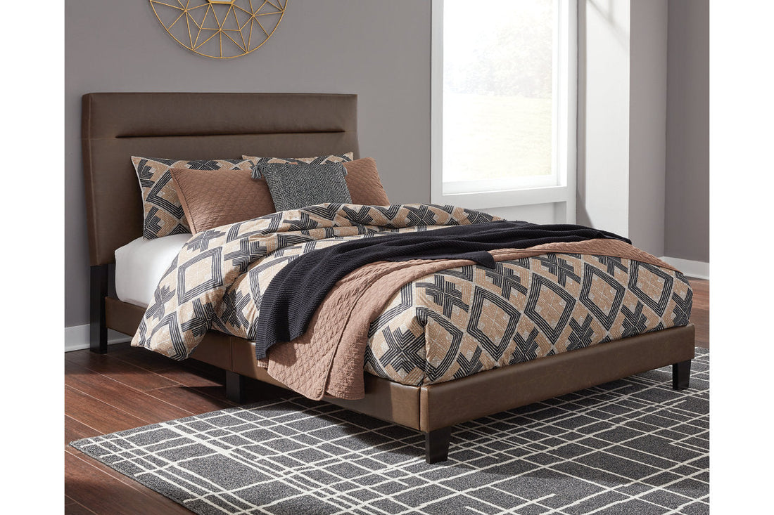 Adelloni Brown King Upholstered Bed - B080-482 - Bien Home Furniture &amp; Electronics