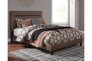 Adelloni Brown King Upholstered Bed - B080-482 - Bien Home Furniture & Electronics