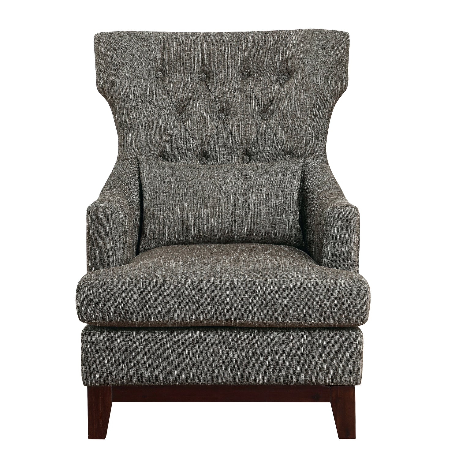 Adriano Brownish Gray Accent Chair - 1217F3S - Bien Home Furniture &amp; Electronics