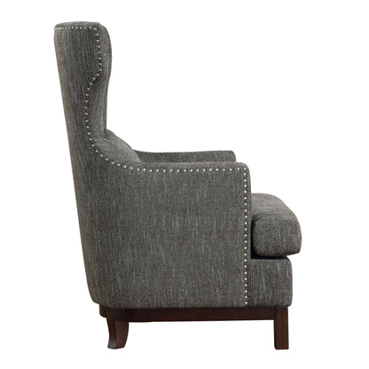 Adriano Brownish Gray Accent Chair - 1217F3S - Bien Home Furniture &amp; Electronics